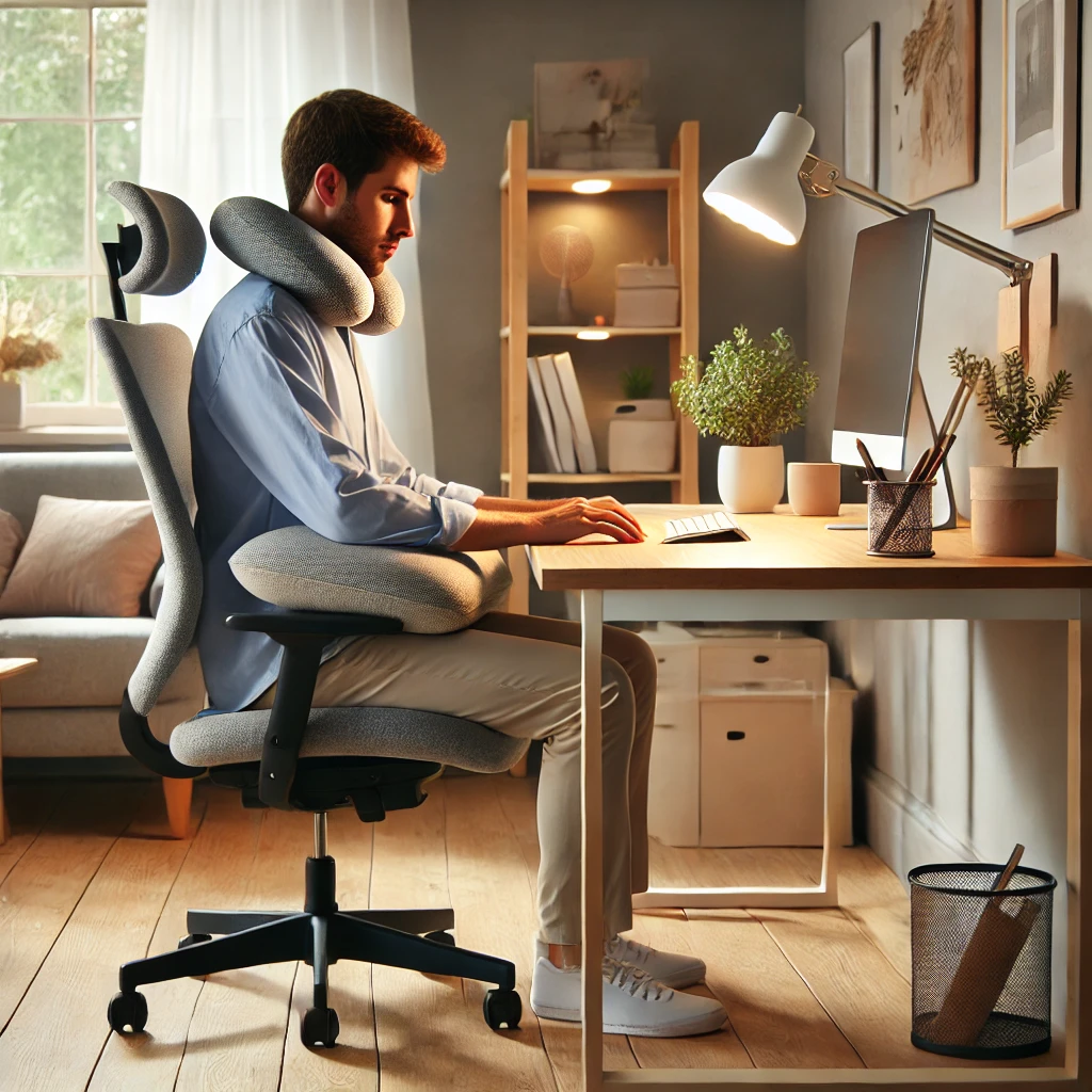 Ergonomisches Sitzkissen zur Druckentlastung bei Rückenschmerzen