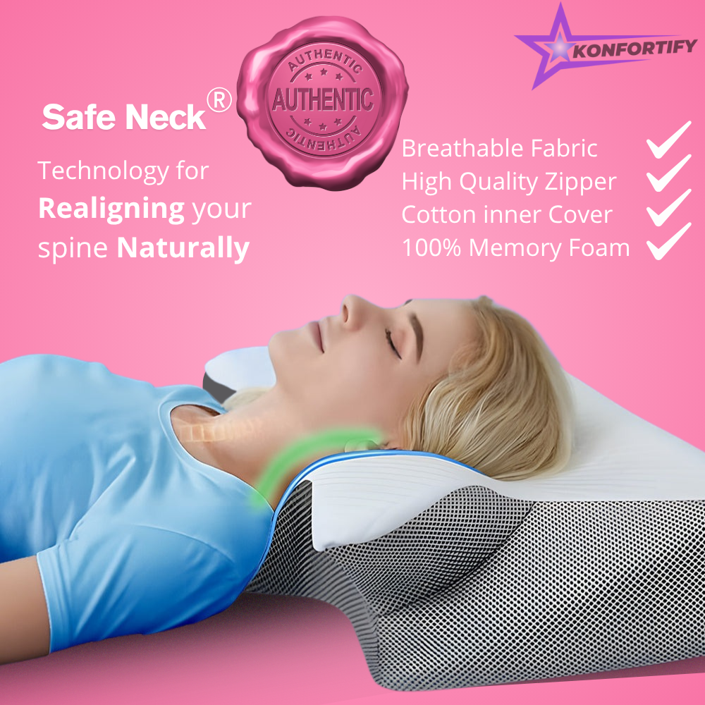 Ortho-PILLOW™ | Memory Foam Neck pillow