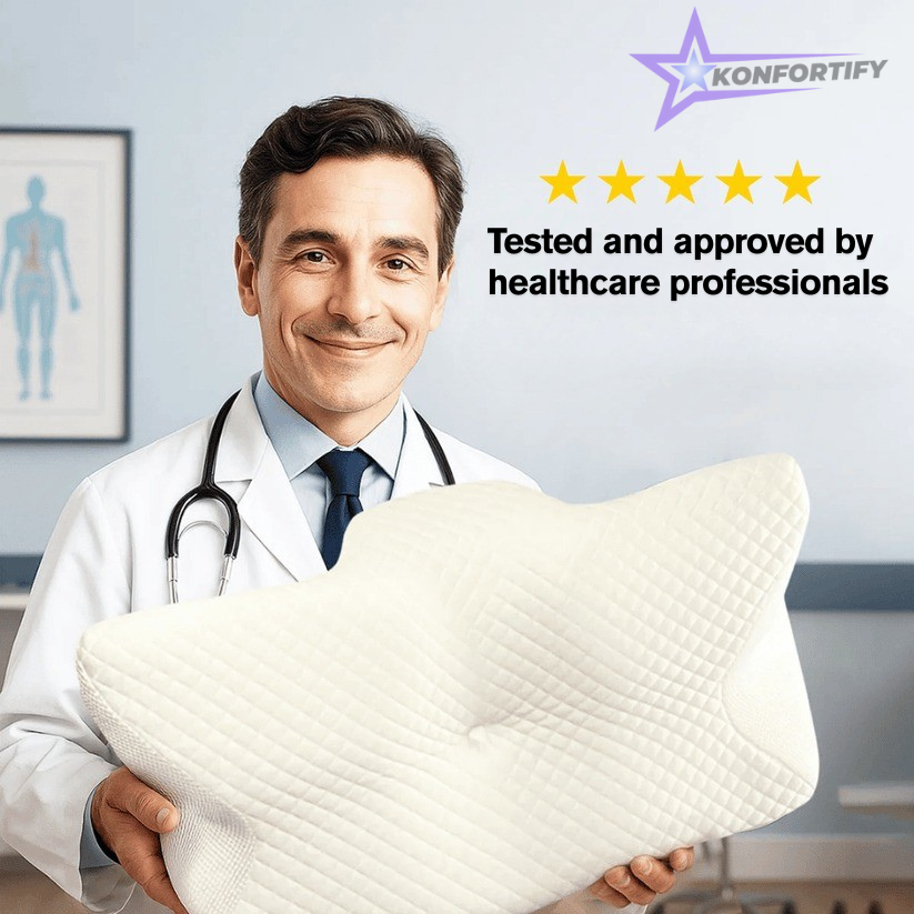 Ortho-PILLOW™ | Memory Foam Neck pillow