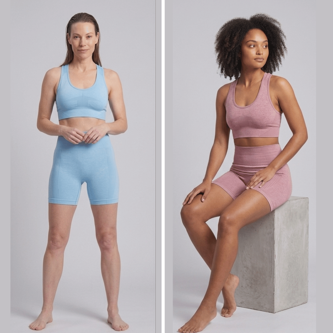 Luxen™ | Sculpting Sports Bra & High Waist Shorts