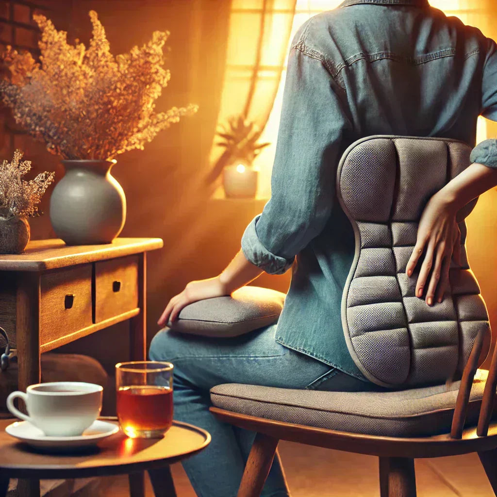 Ergonomische Sitzkissen, Rückenschmerzen lindern, Nackenstütze, Gelenkschmerzen, orthopädische Kissen, Druckentlastung, gesunde Körperhaltung, ergonomische Produkte, Memory-Schaum, Komfort im Alltag, Schlafposition verbessern