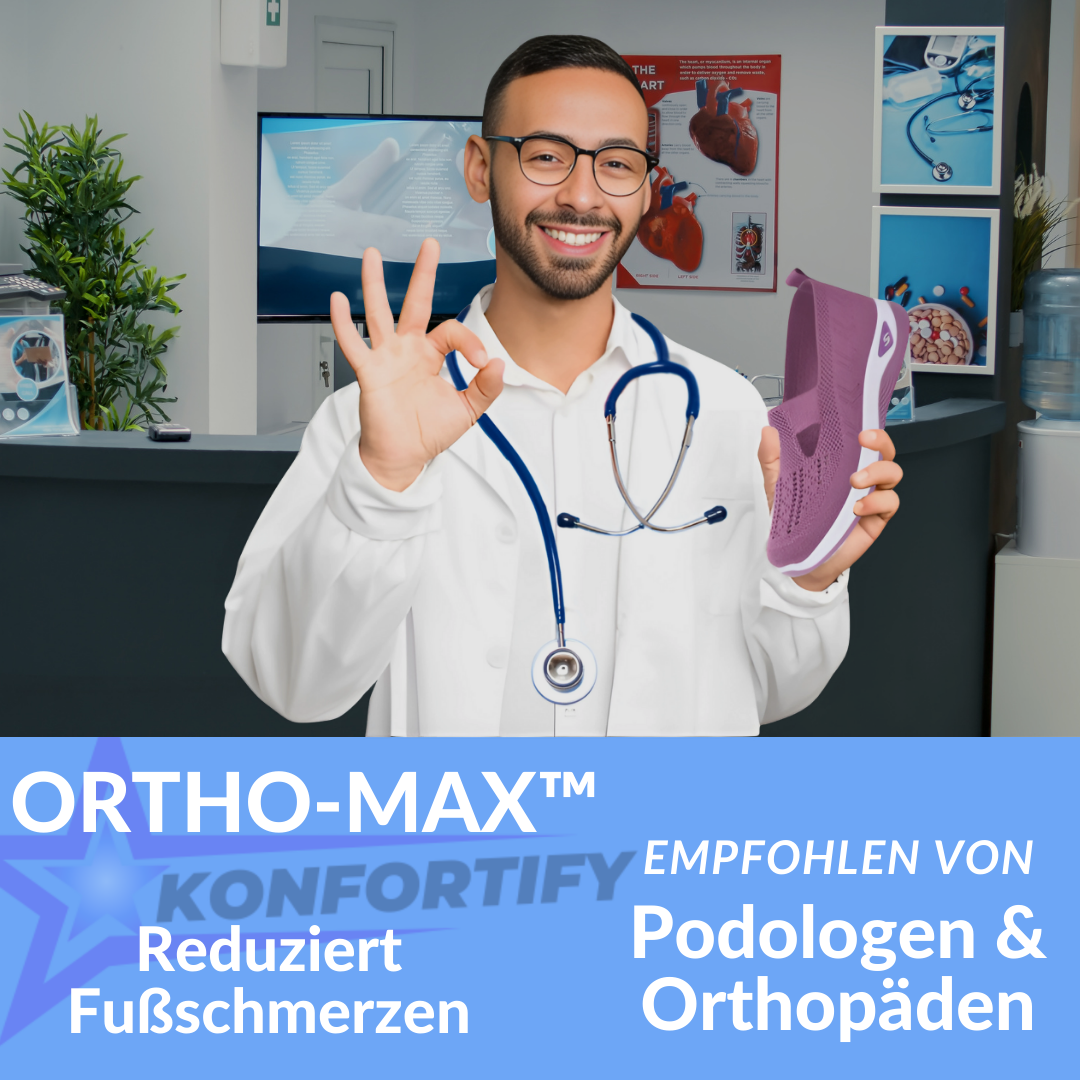  Ortho-MAX™ Schuhe von KONFORTIFY – ergonomisch und bequem für den ganzen Tag