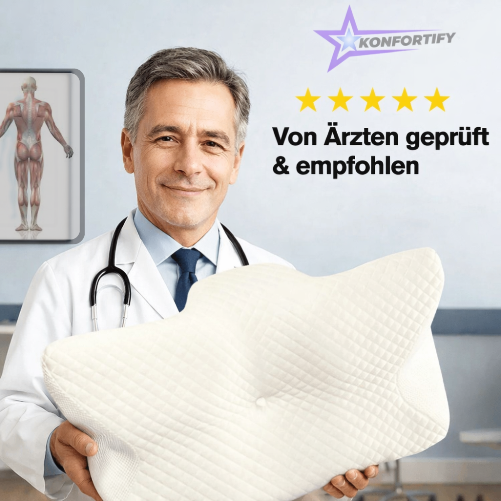 Ortho-PILLOW™ | Memory Foam Neck pillow