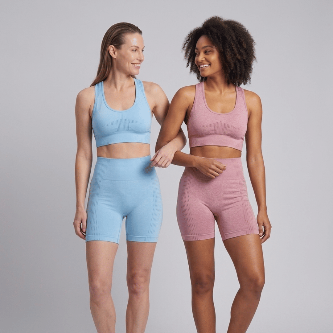 Luxen™ | Sculpting Sports Bra & High Waist Shorts