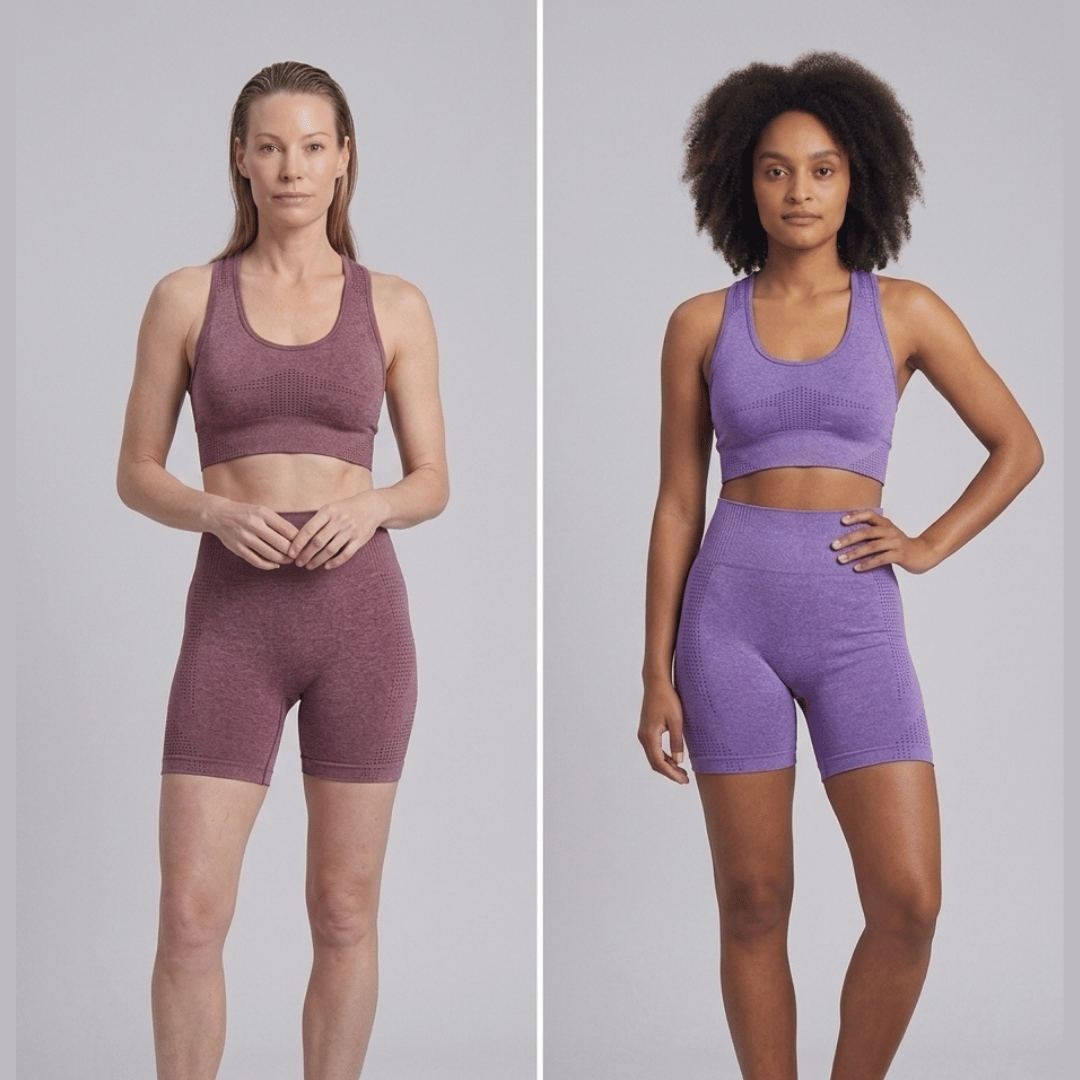 Luxen™ | Sculpting Sports Bra & High Waist Shorts